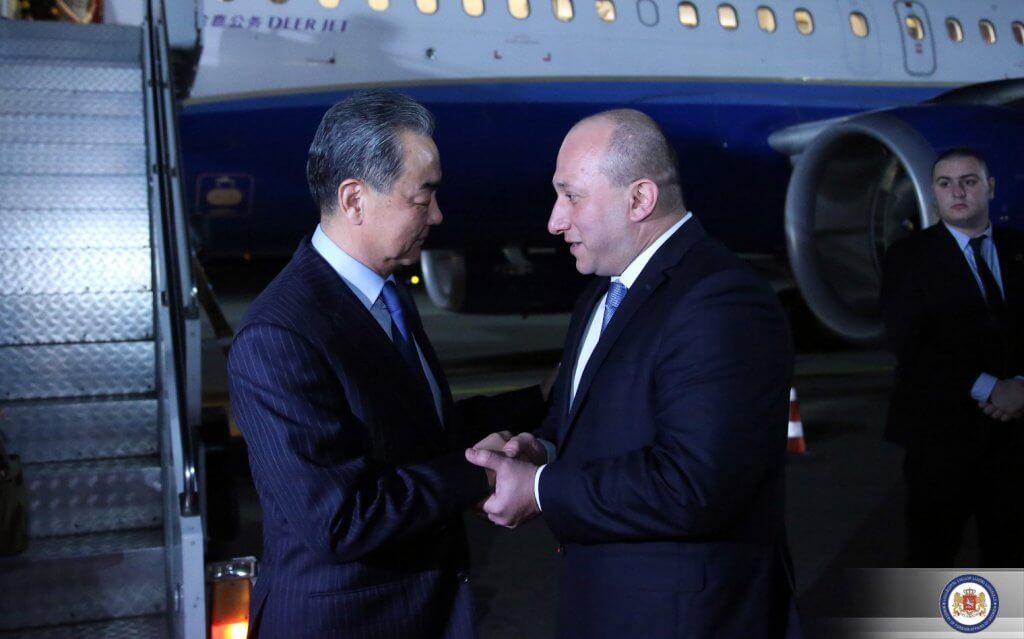 وزير الخارجية الصيني "وانغ يي Wang Yi" في زيارة تاريخية لـ جورجيا
