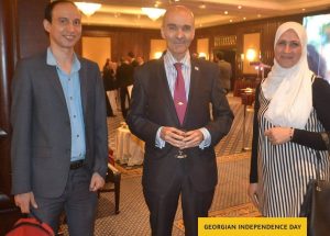مدراء يورك تاورز بالقاهرة مع السفير الجورجي