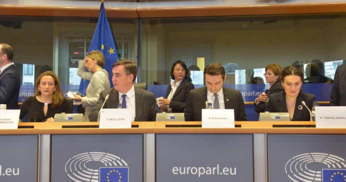 جلسة البرلمان الأوروبي تشيد بالإصلاحات الديمقراطية في جورجيا