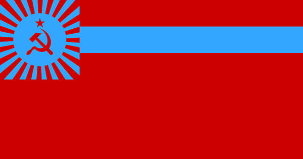 علم جمهورية جورجيا السوفيتية 1951 - 1991