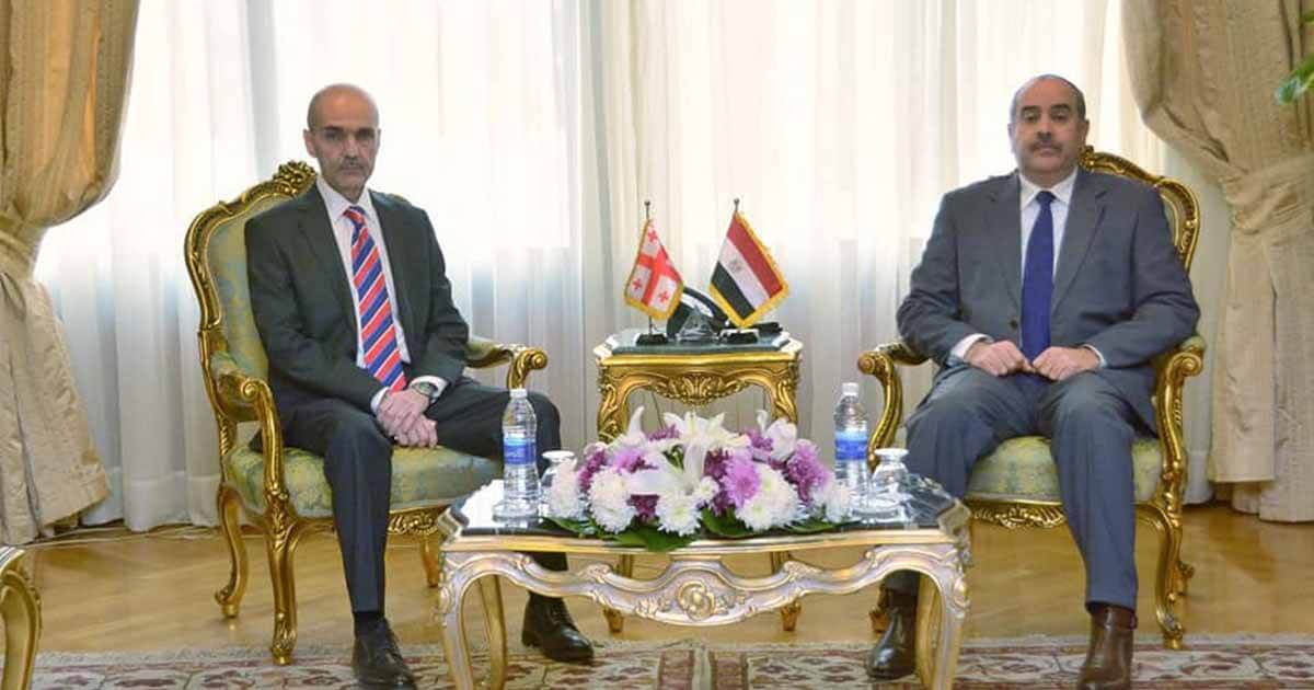 سفير جورجيا لدى مصر يبحث تحديث اتفاقية النقل الجوي بين جورجيا ومصر