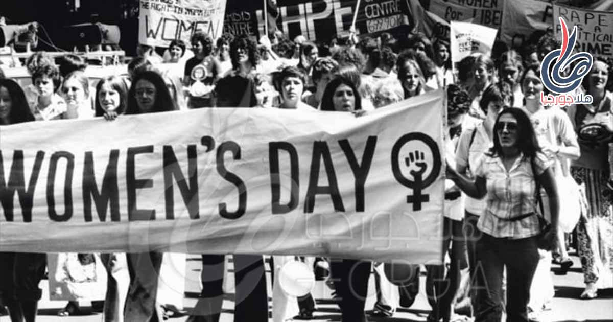 مظاهرات اليوم العالمي للمرأة من القرن الماضي في الولايات المتحدة الأمريكية