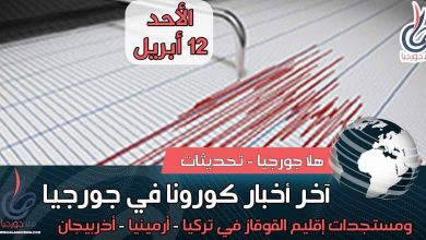 اخر اخبار كورونا في جورجيا اليوم 12 أبريل لحظة بلحظة و أرمينيا أذربيجان تركيا