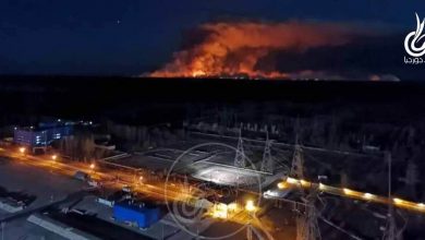 مفاعل تشرنوبل في خطر بسبب حرائق أوكرانيا