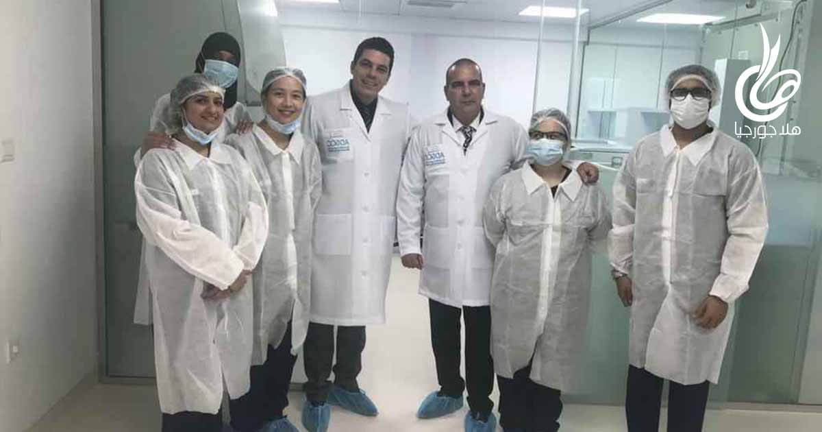 فريق مركز العلاج بالخلايا الجذعية لمرضى فيروس كورونا كوفيد19 في الإمارات العربية المتحدة ADSCC