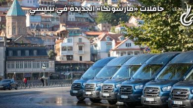 200 حافلة صغيرة مارشوتكا تدخل أسطول النقل في تبليسي