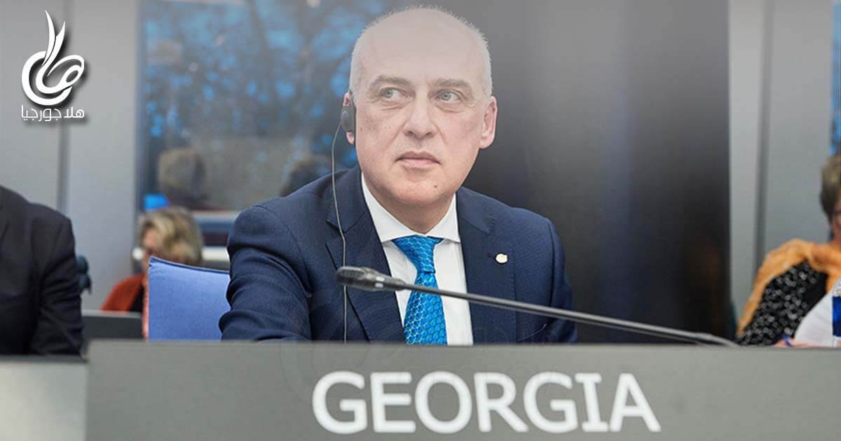 وزير خارجية جورجيا دافيد زالكالياني - تقدم جورجيا بطلب عضوية الاتحاد الأوروبي في 2024
