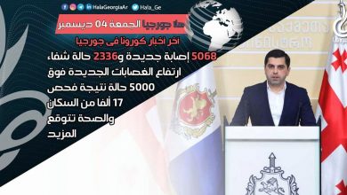 اخر اخبار كورونا في جورجيا الآن 04 ديسمبر لحظة بلحظة و أرمينيا أذربيجان تركيا