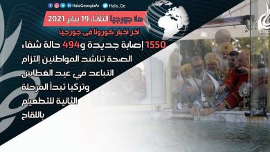 اخر اخبار كورونا في جورجيا الآن 19 يناير لحظة بلحظة و أرمينيا أذربيجان تركيا