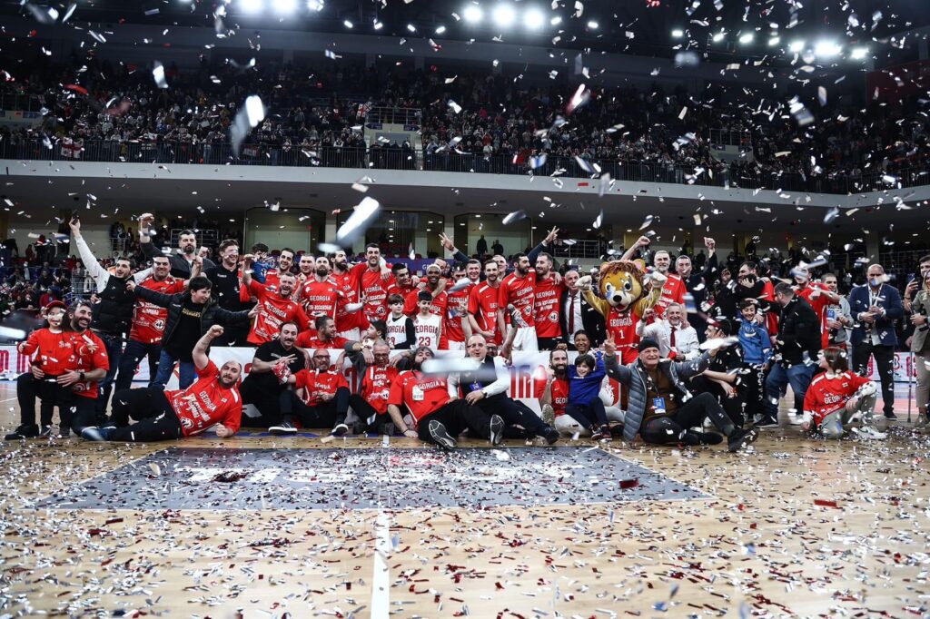 لأول مرة في التاريخ - فريق كرة السلة الجورجي يتأهل لبطولة العالم 1