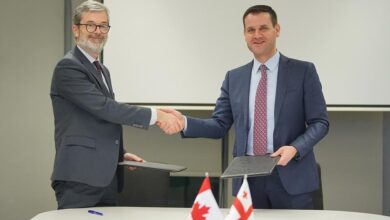 مفاوضات بين جورجيا وكندا لتشجيع الاستثمار في البلاد