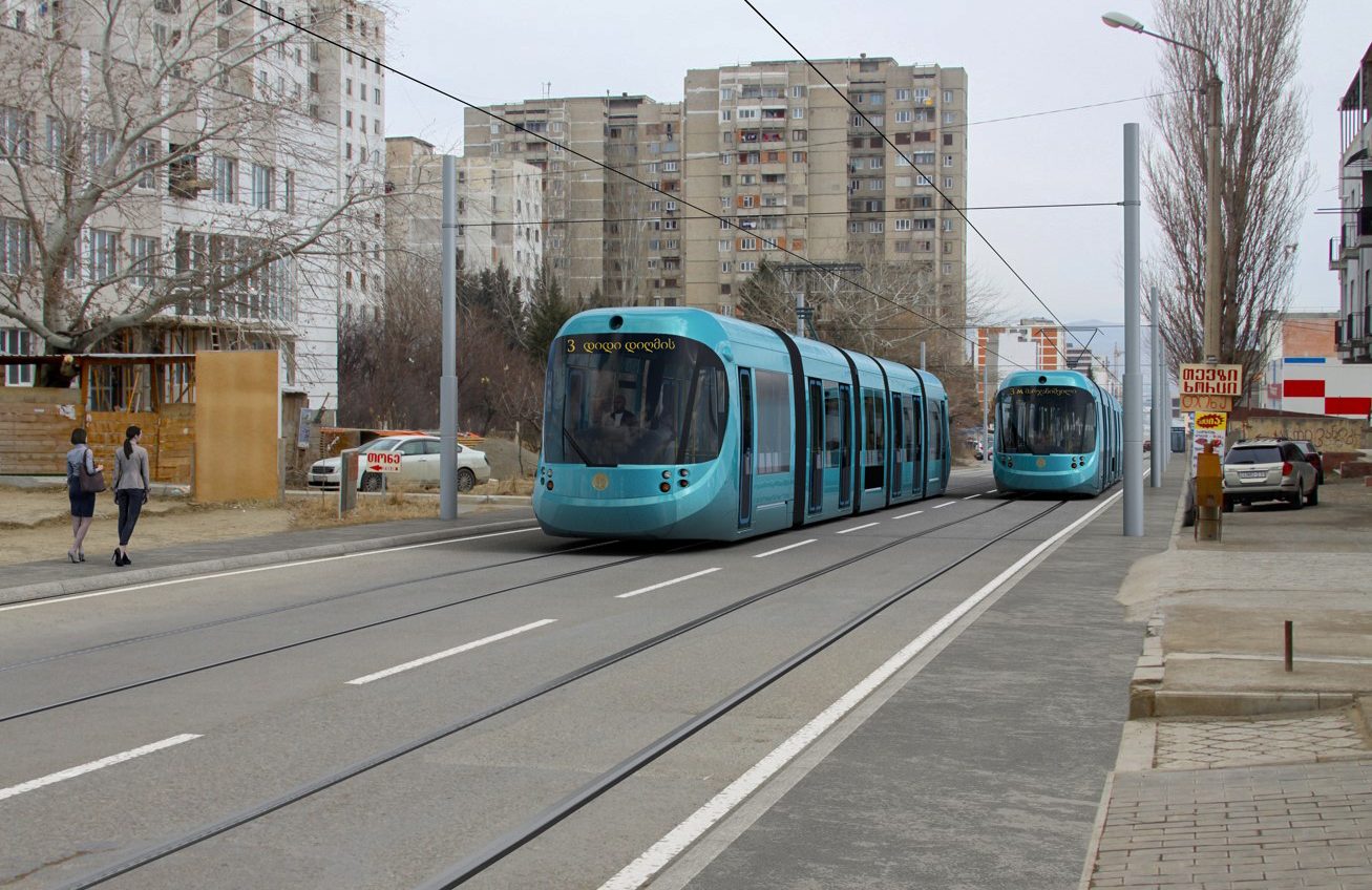 خط ترام حديث يربط منطقة ديدي ديغومي بمحطة مترو ديدوبي في تبليسي