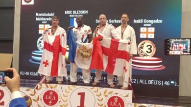 فريق الكاراتيه الجورجي يفوز بست ميداليات في بطولة أوروبا في ريغا
