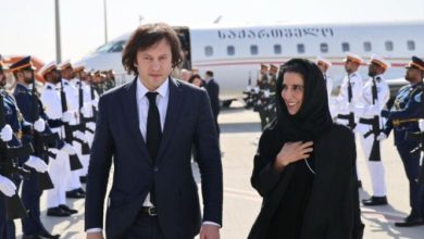 يبدأ كوباخيدزه زيارة رسمية إلى الإمارات العربية المتحدة